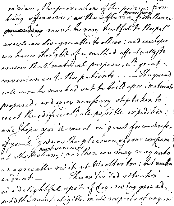 [Facsimile of Benjamin Gooch's handwriting]